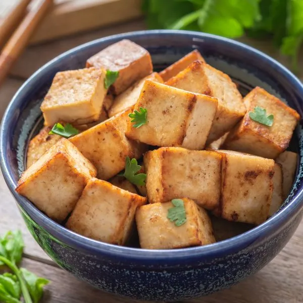 Bol de tofu poêlé